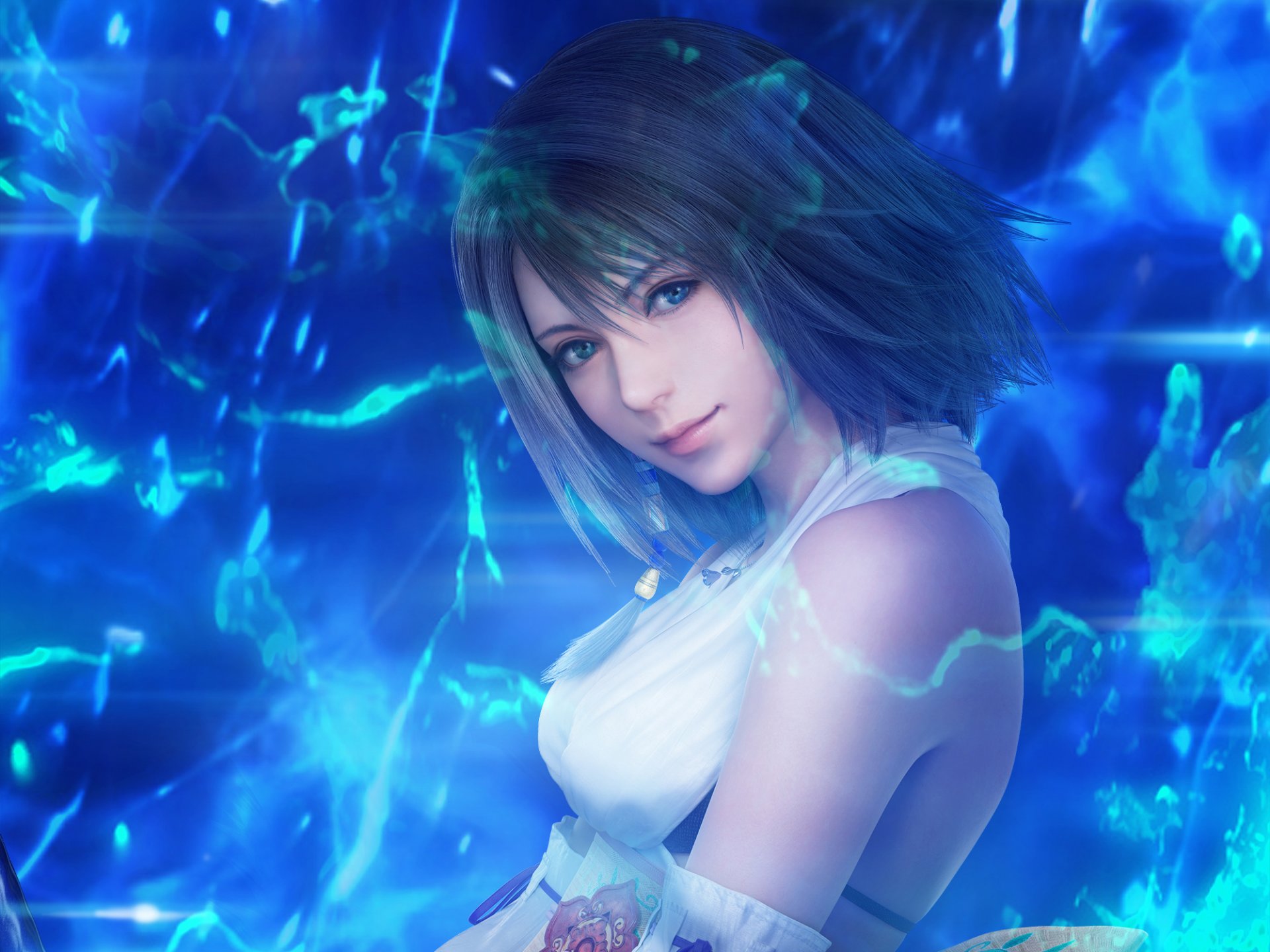 final fantasy girl background face