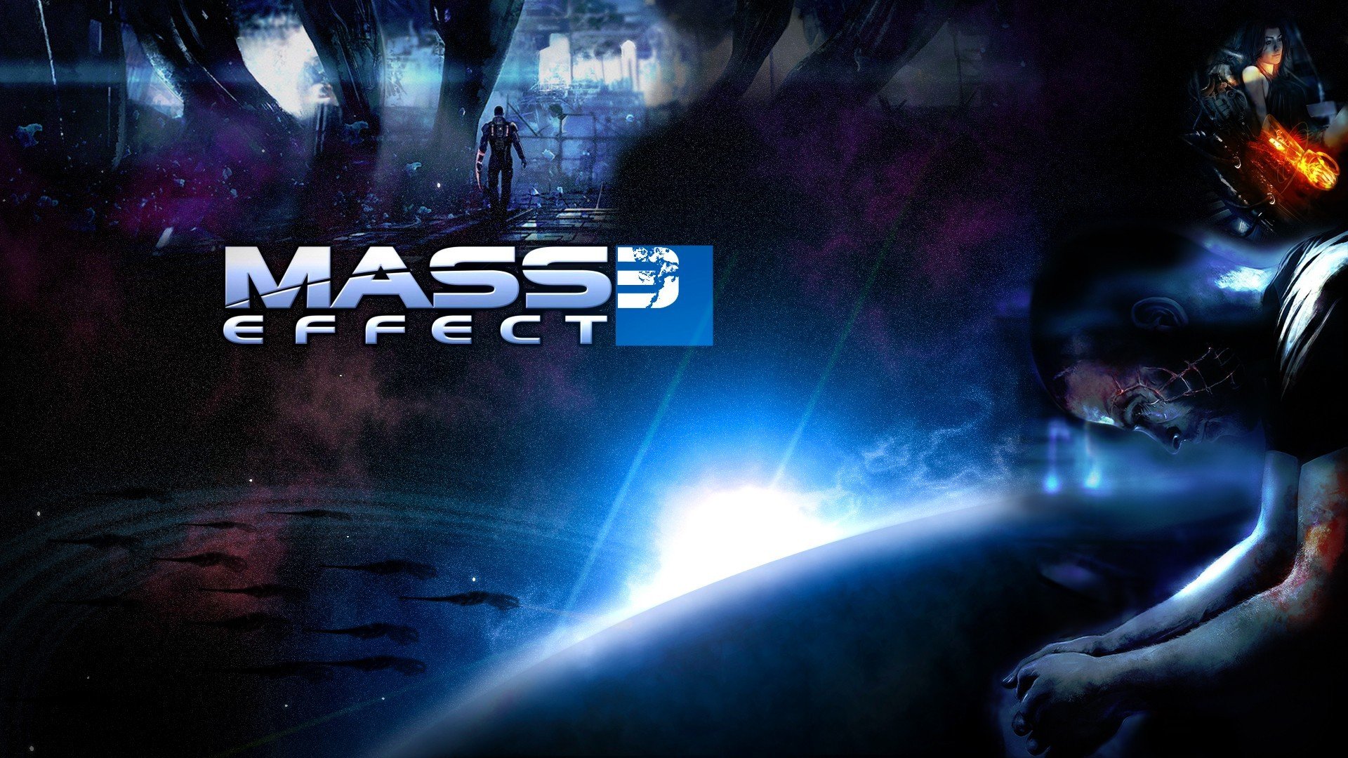 mass effect 3 shepard n7 fiction space