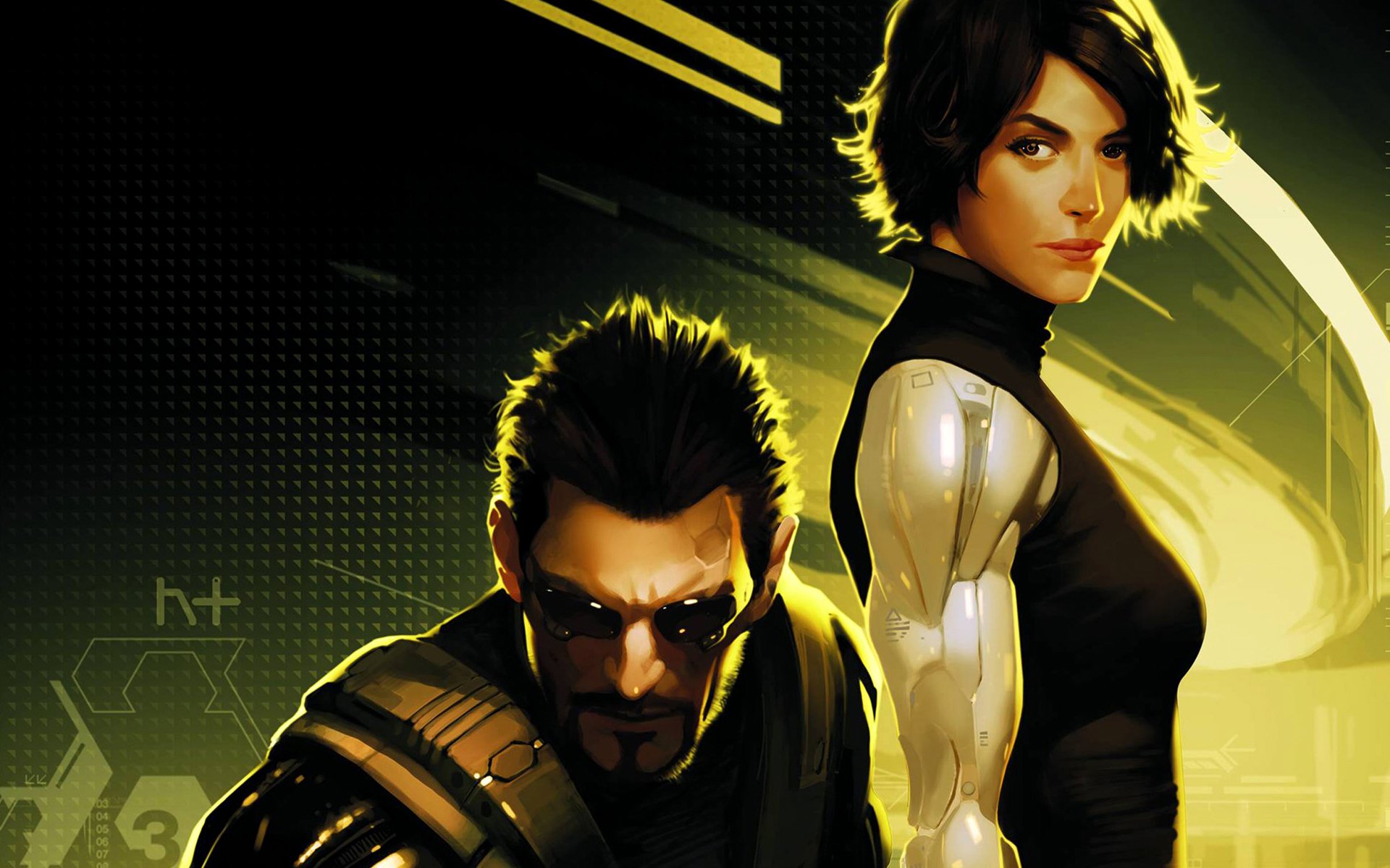 deus ex: human revolution art comics adam jensen katrina sutherland