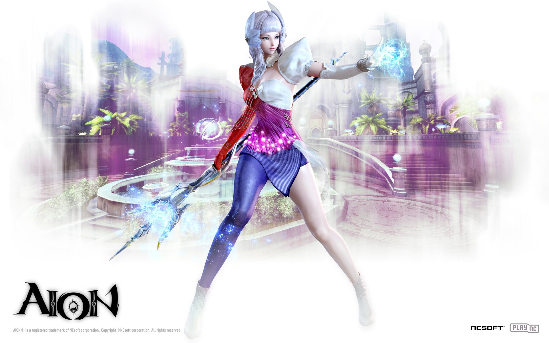 aion girl magician magic magic