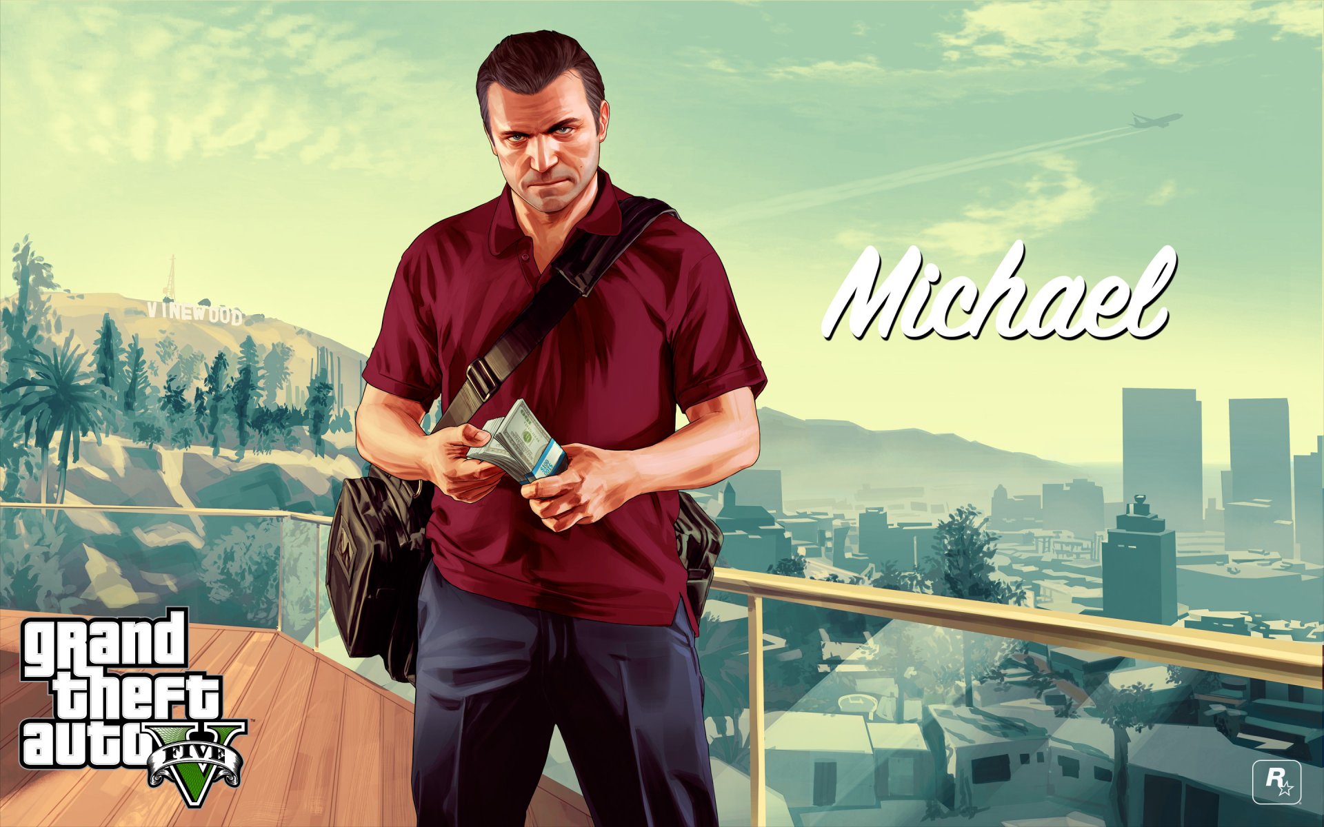 grand theft auto v arte mike bandito gta 5 vinewood los santos