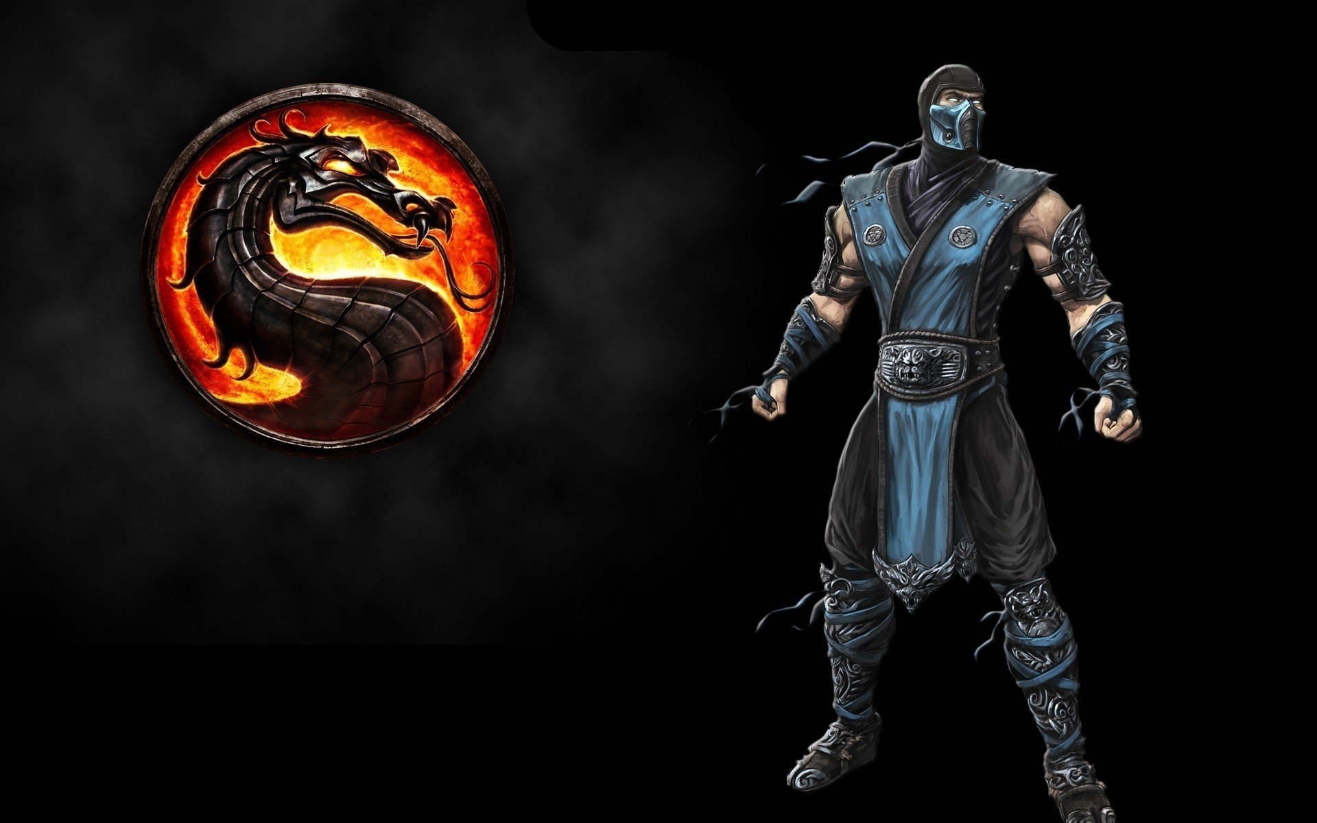 mortal kombat mortal kombat 2011 mortal kombat 9 sub-zero мк дракон логотип логотип mortal kombat боец пожар пламя лед мастер льда льда воин ниндзя льда ниндзя игра пс xbox 360 play station mk9