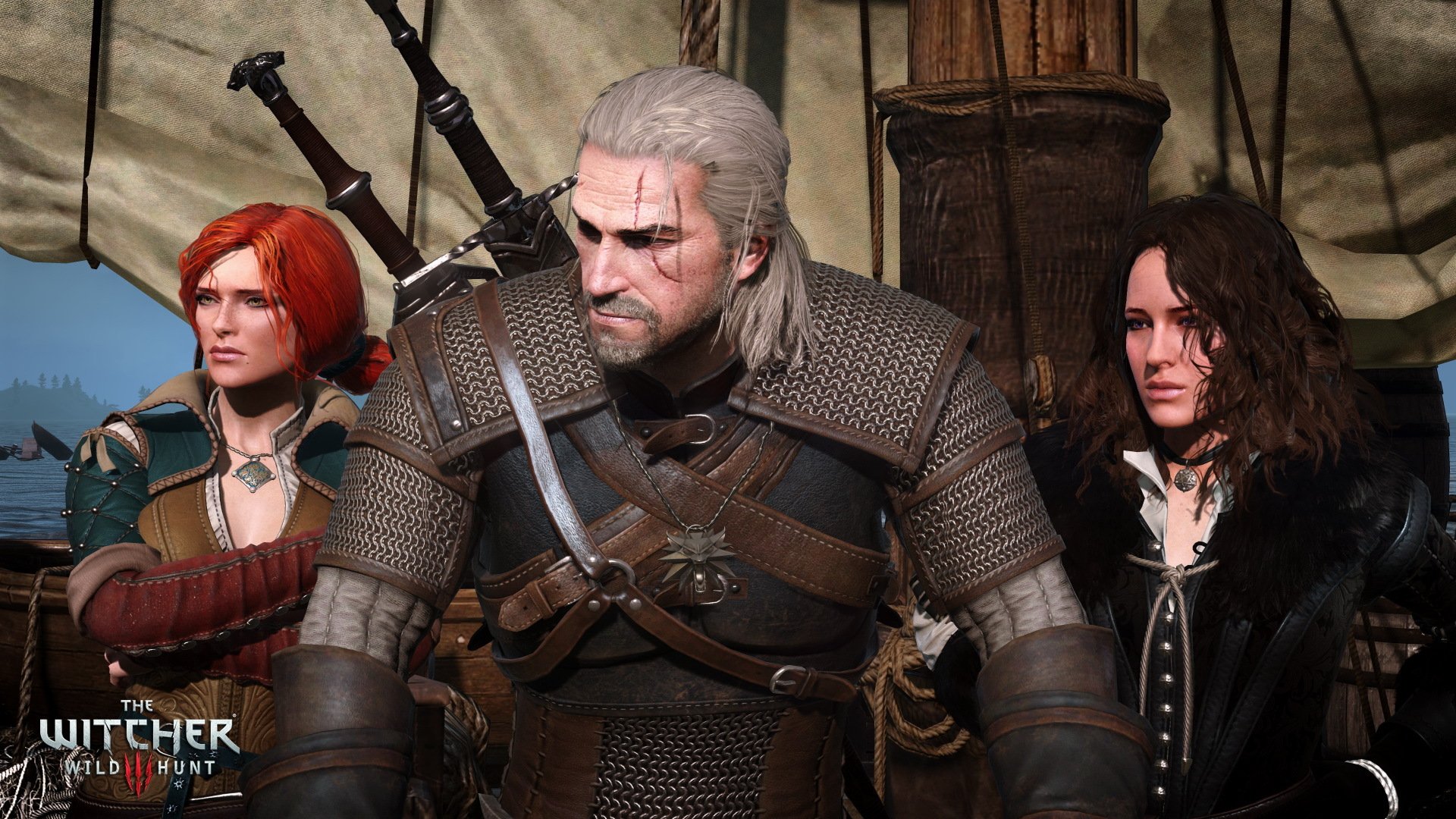 the witcher 3: caccia selvaggia geralt yennefer triss merigold geralt di rivia