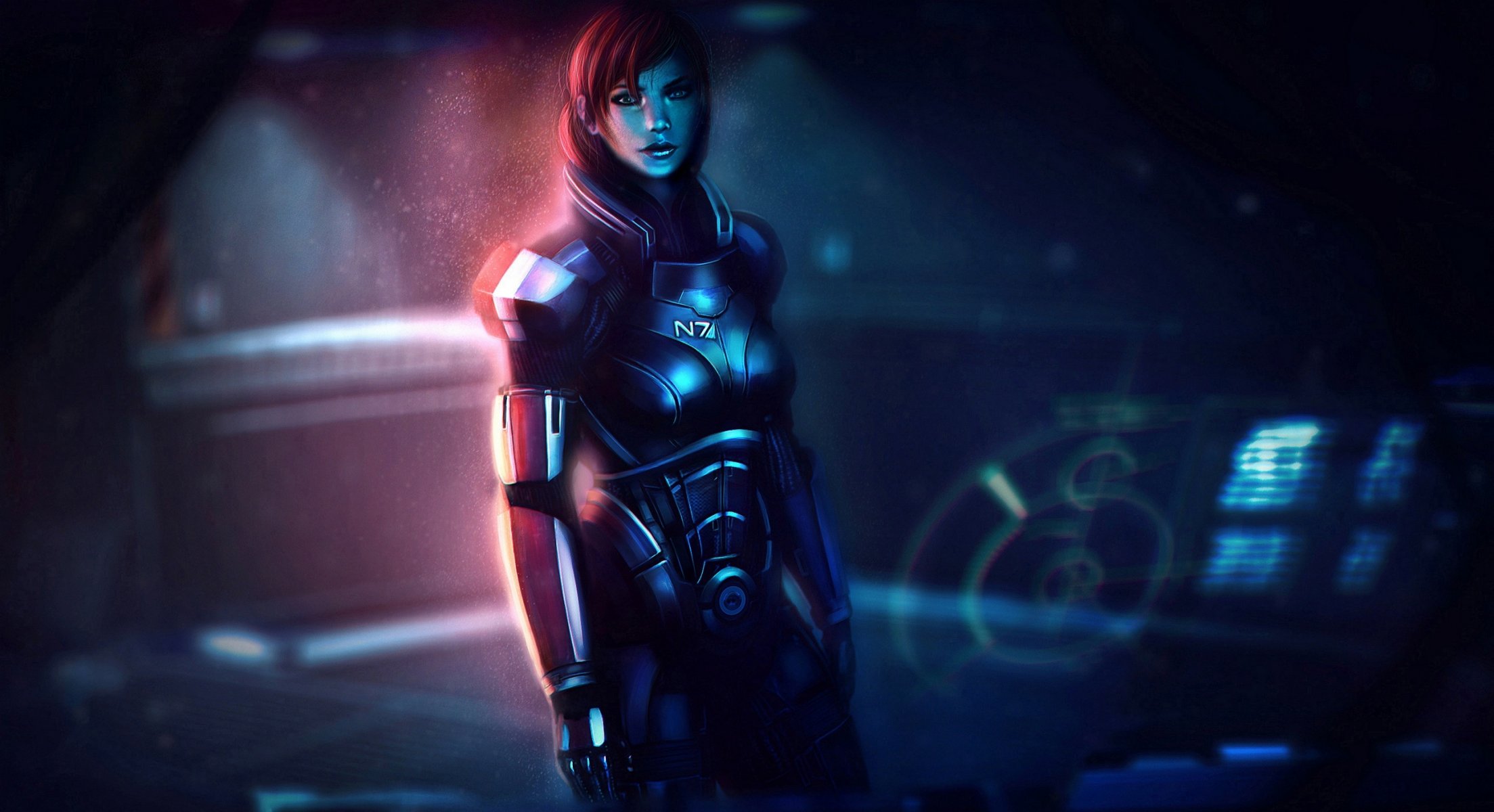 art mass effect art shepard fille