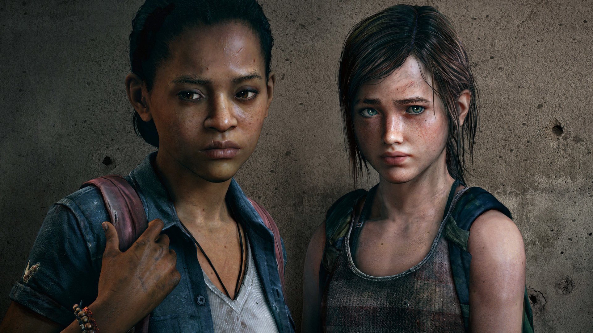 the last of us left behind dlc ragazze fidanzate ellie riley sguardo zaino bracciale parete ps3 naughty dog sony computer entertainmenttertainment