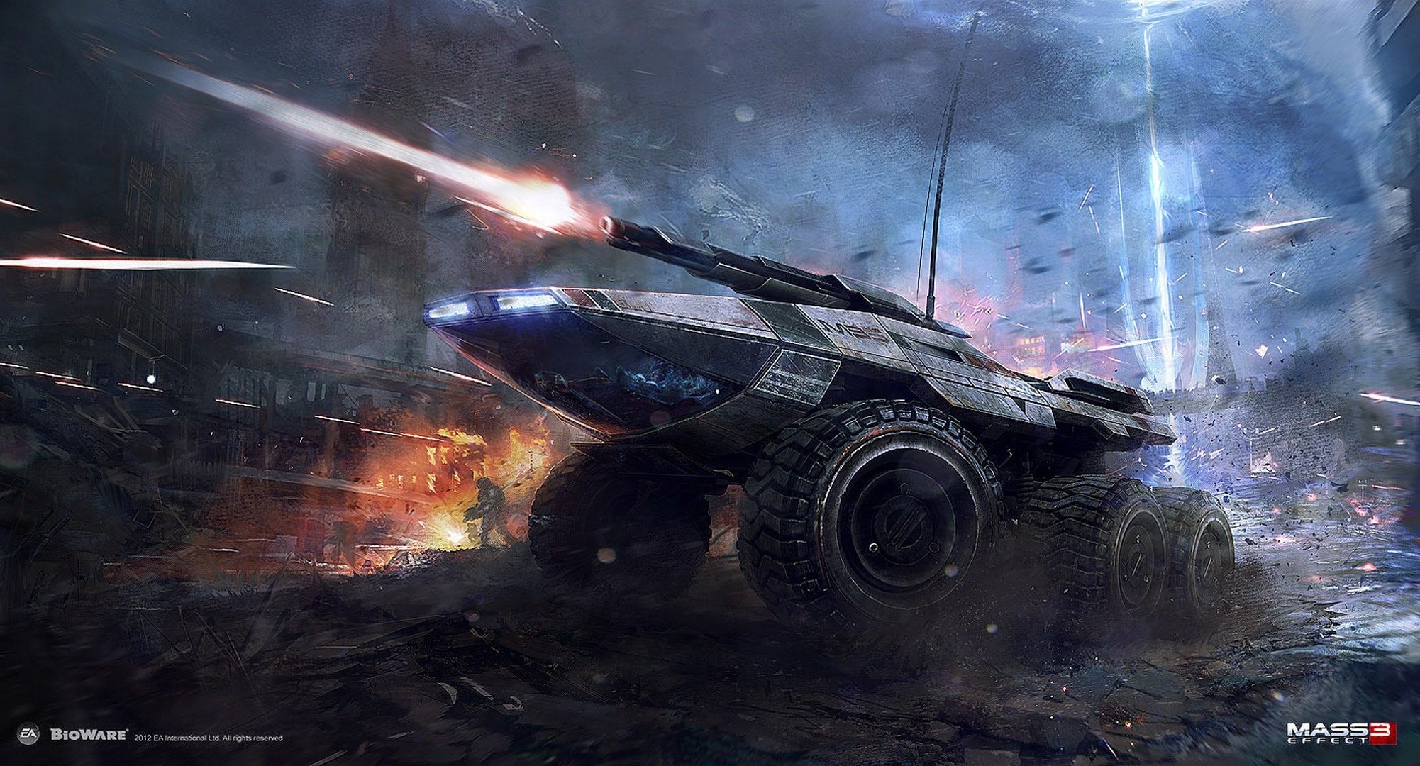 m35 mako bioware arte mass effect 3