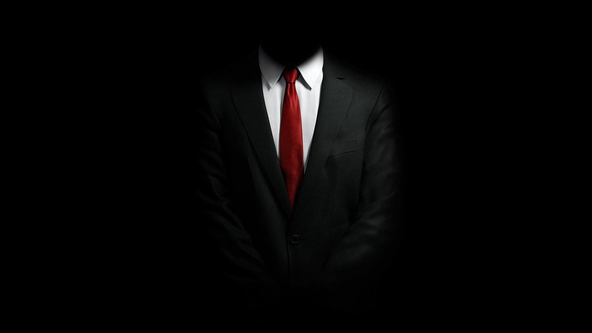 uit tie shirt jacket black background hitman