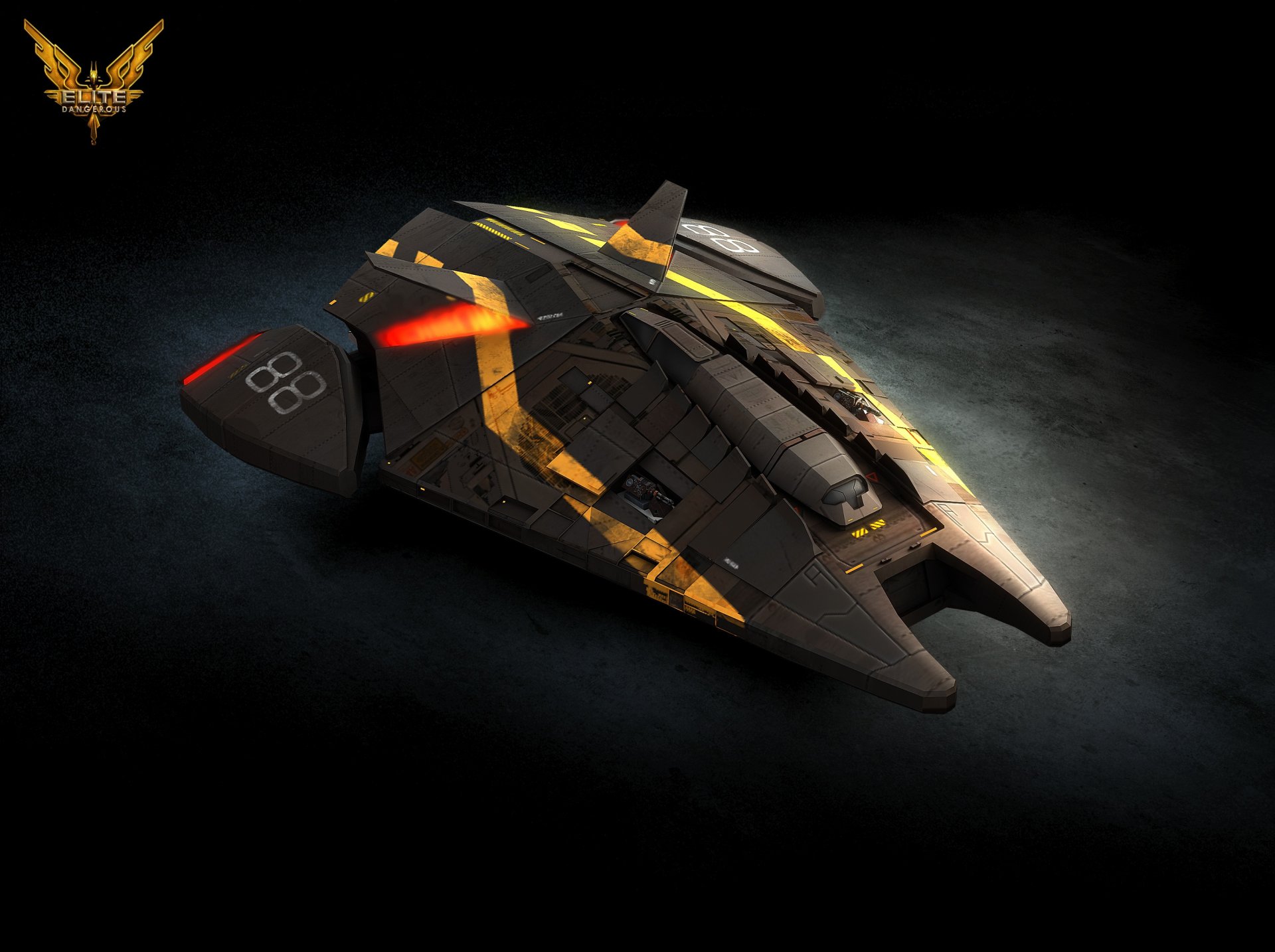 elite dangerous game art viper mark 2 ship emblem