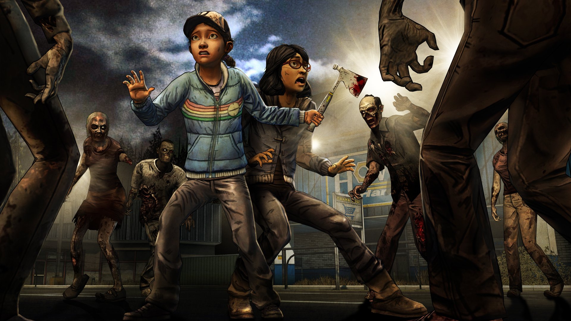 the walking dead: sezon 2 telltale games wierny serii gier zombie ocaleni sytuacja clementine sara odcinek 3