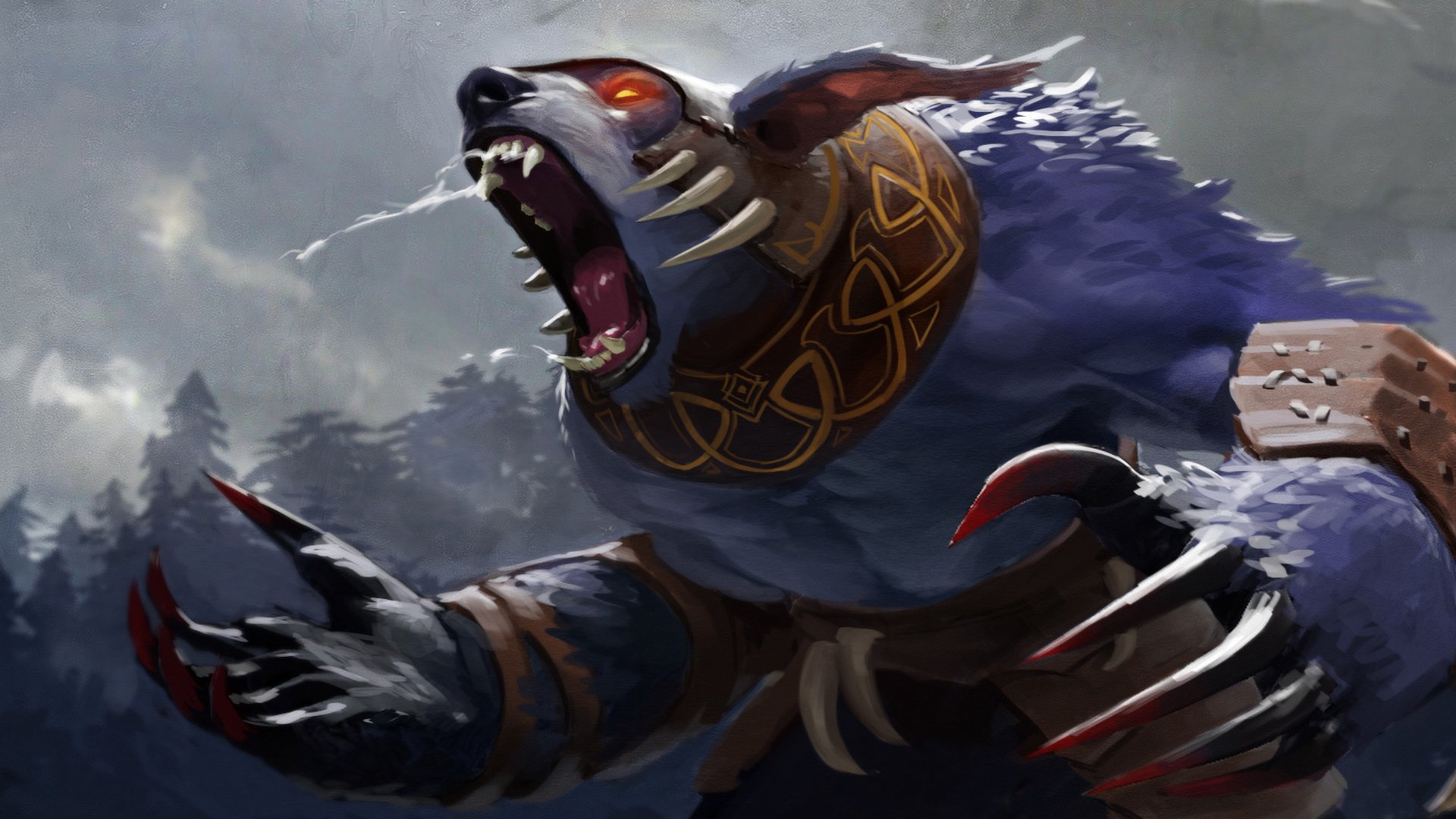 ursa worrior dota 2 valve ours crier rage griffes