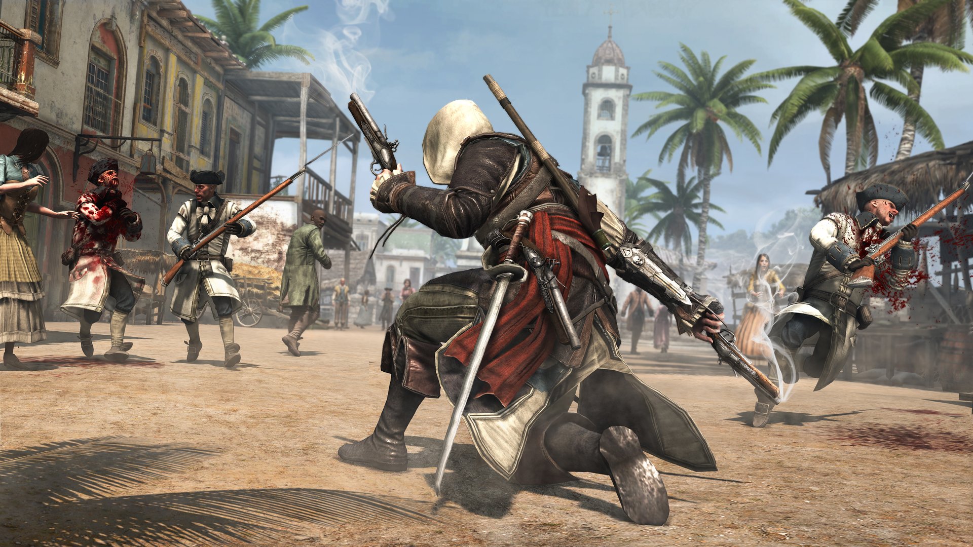 кредо убийцы iv: black flag ассасин пират эдвард кенуэй эдвард kenway assassins creed город стража деревья