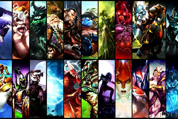 Collection of new superheroes for dota 2