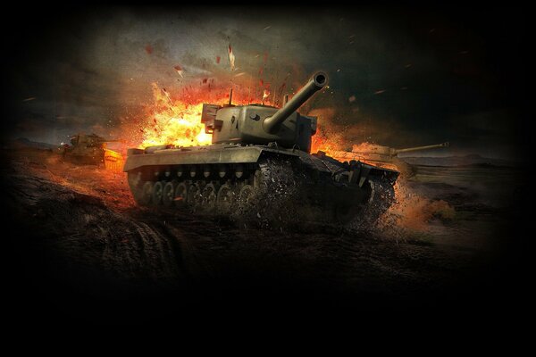 Poster des amerikanischen schweren Panzers t29 von wot