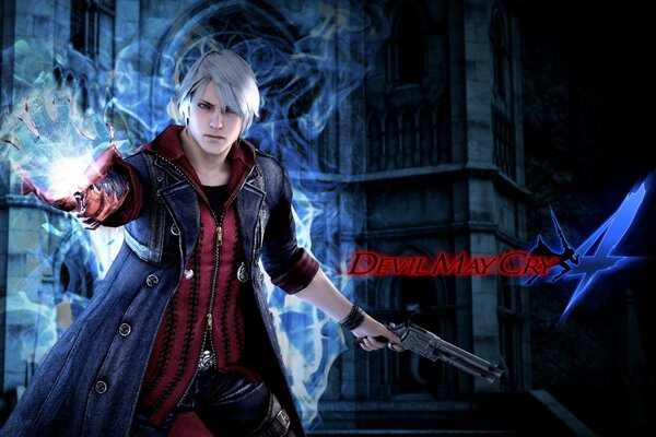 Nero de devil may cry 4 muestra una mano demoníaca