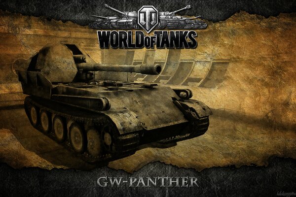 Tank from the game WorldofTanks