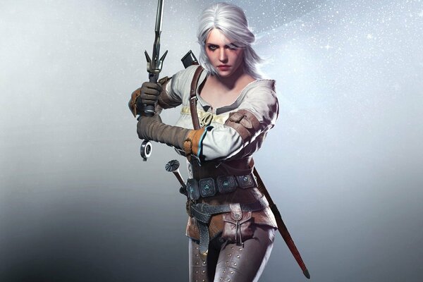 Art du jeu The Witcher 3 fille sans fond