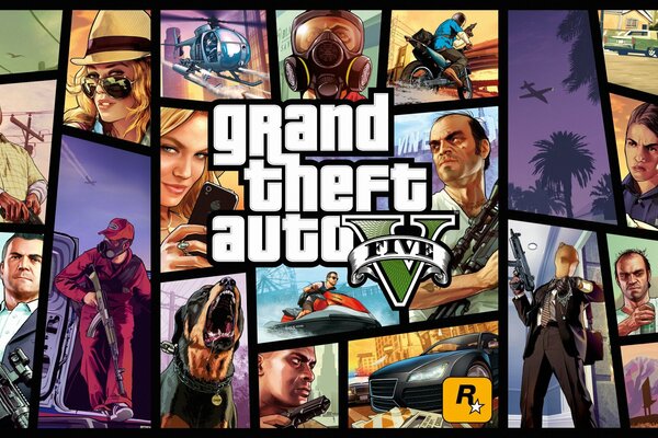 Grand theft auto 5 e i suoi personaggi principali