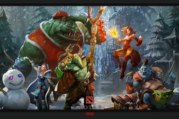 Dota Heroes 2 célèbre la Nouvelle année