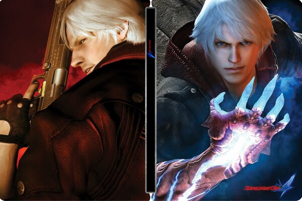 Devil may cry 4. rebelion. Dante nero tre. Regina Rossa