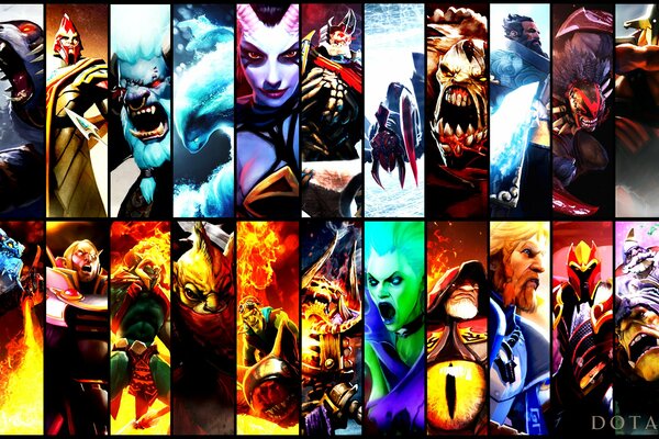 Heroes from Dota 2 glory gallery