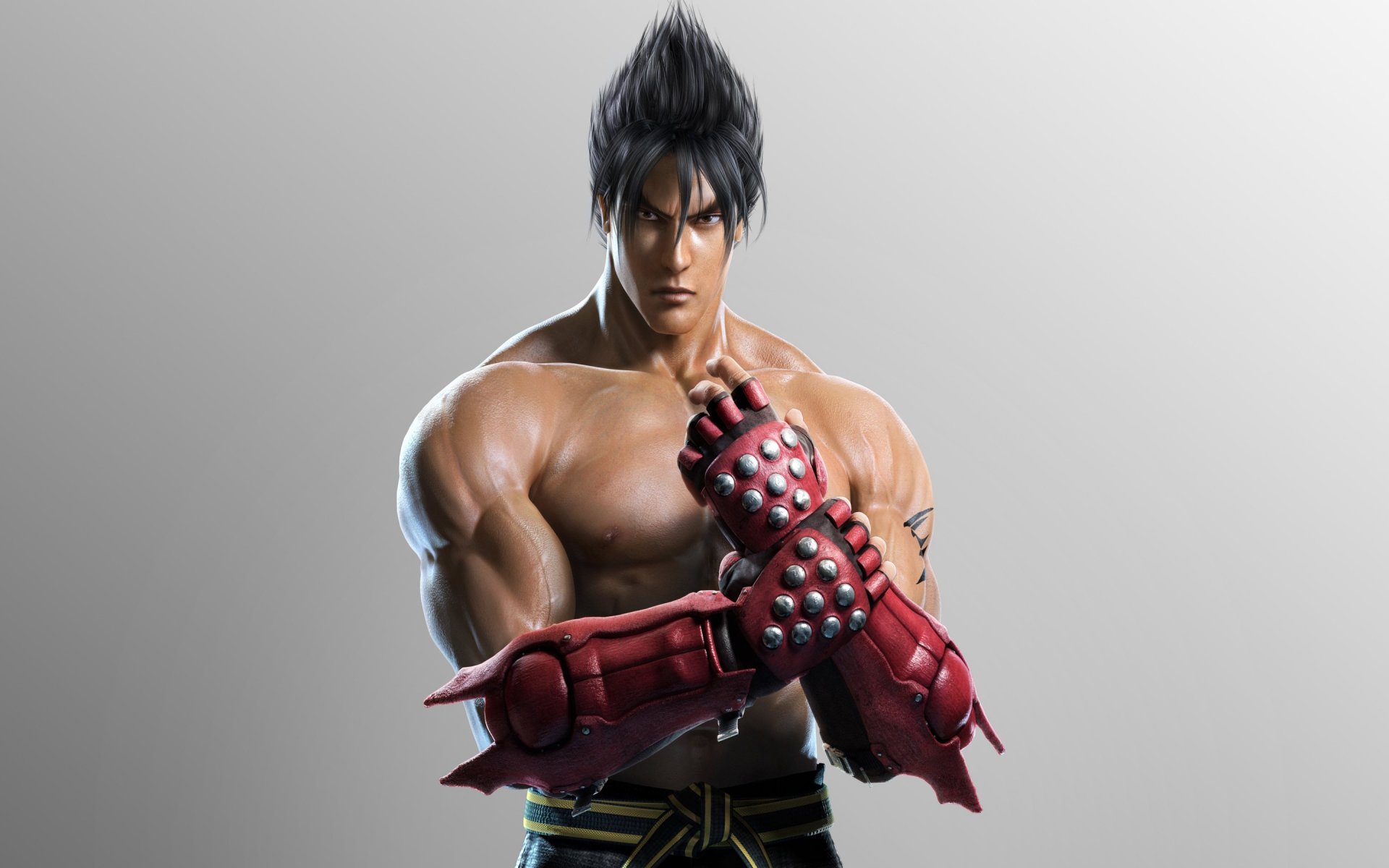 jin kazama tekken combattant gants look muscle