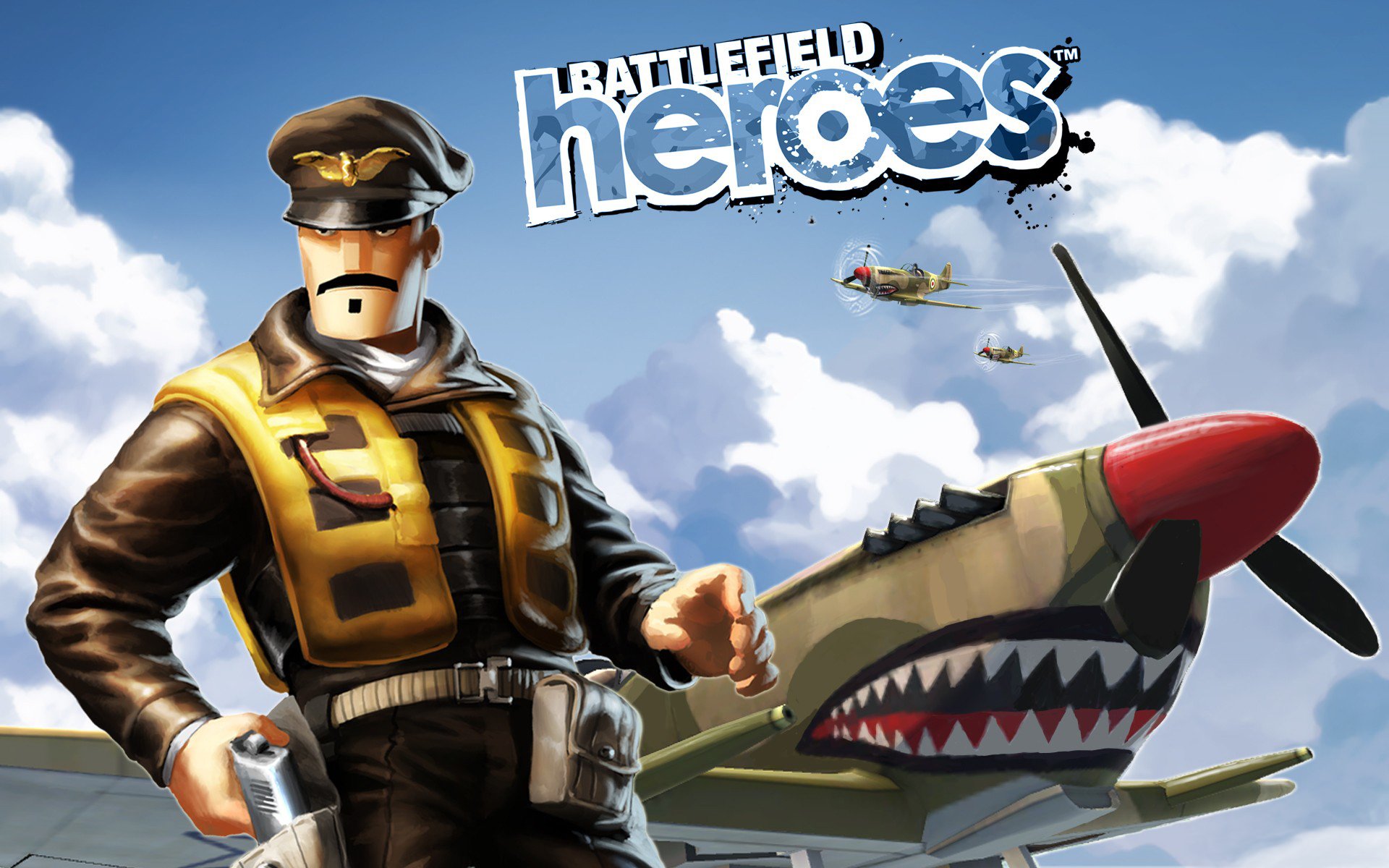 battlefield heroes bfh multijugador juego en línea en género táctico shooter con elementos rol juegos dibujos animados estilo desarrollador digital illusions ce editor electronic arts aviador avión