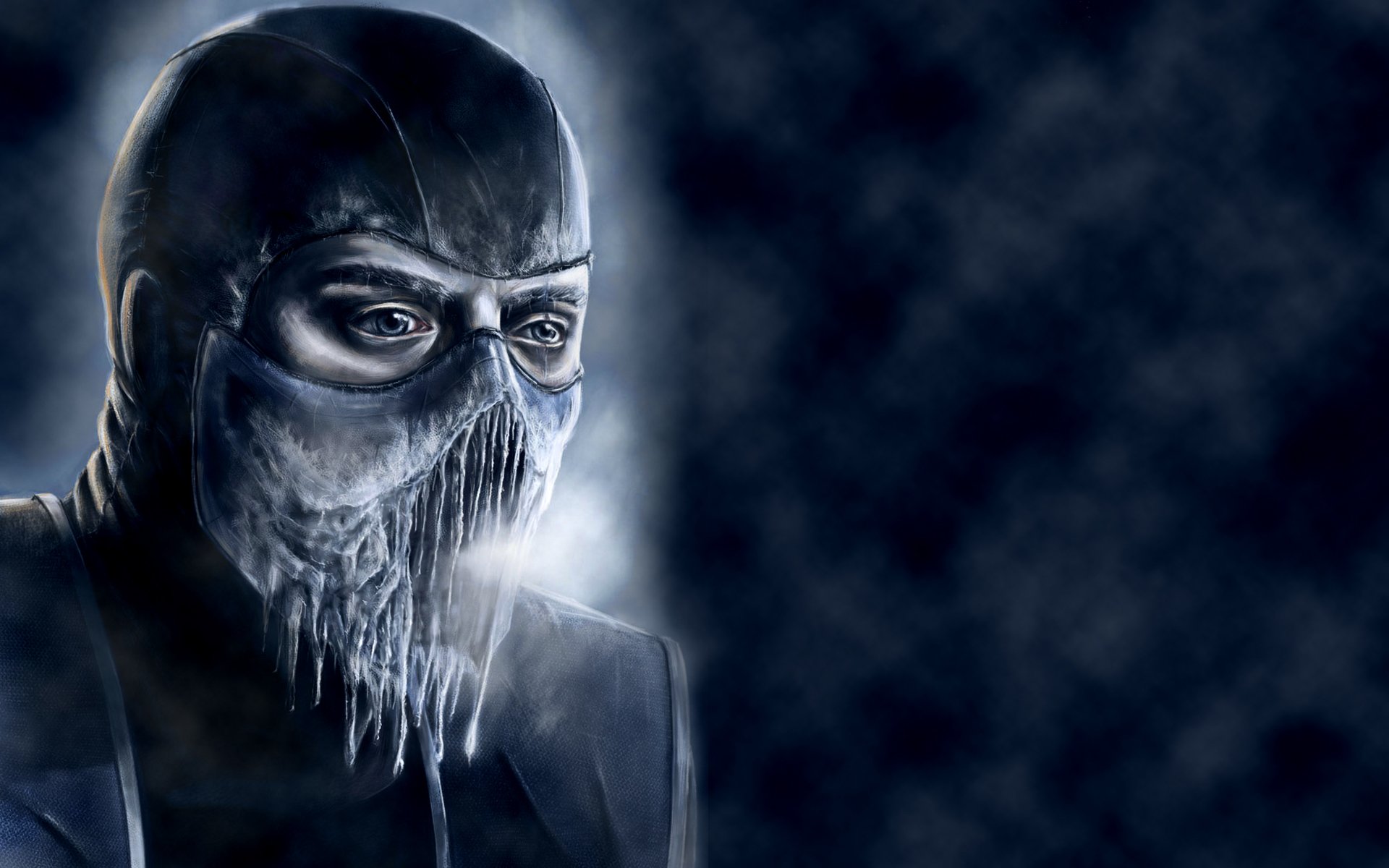 mortal kombat sous-zéro sous-zéro glace froid bleu