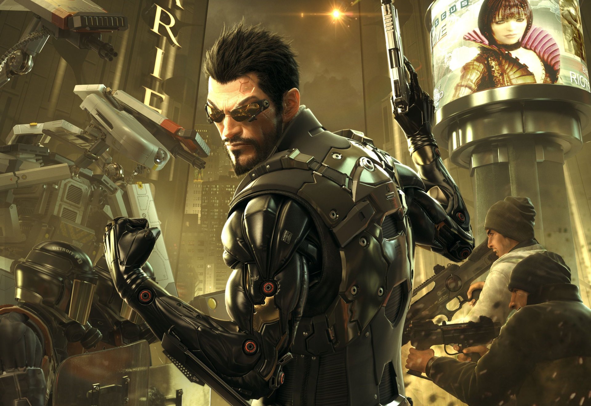 deus ex: rivoluzione umana adam jensen eidos interactive square enix cyborg cyberpunk regia