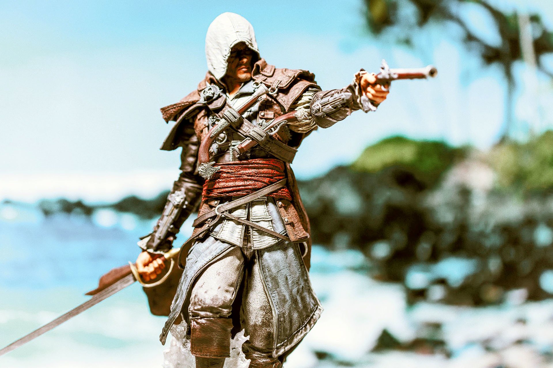 assassin s creed iv: black flag assassin s creed 4: black flag edward kenway edward kenway assassin s creed czarna flaga broń szabla pistolet