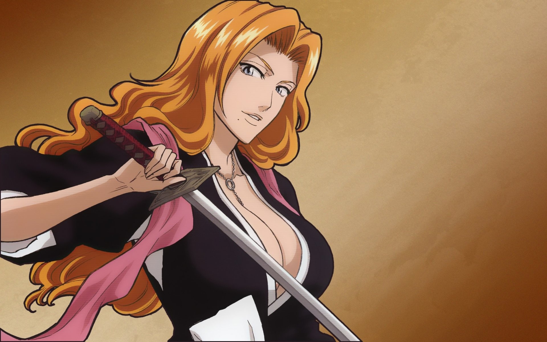 wybielacz rangiku matsumoto anime blondynka