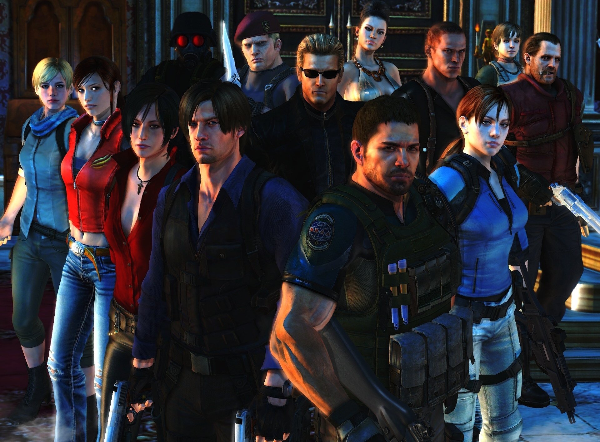 resident evil 6 a rischio biologico jake muller leon scott kennedy resident evil chris redfield fan arte albert wesker jill valentine barry burton ada wong personaggi claire redfield rebecca chambers jack k