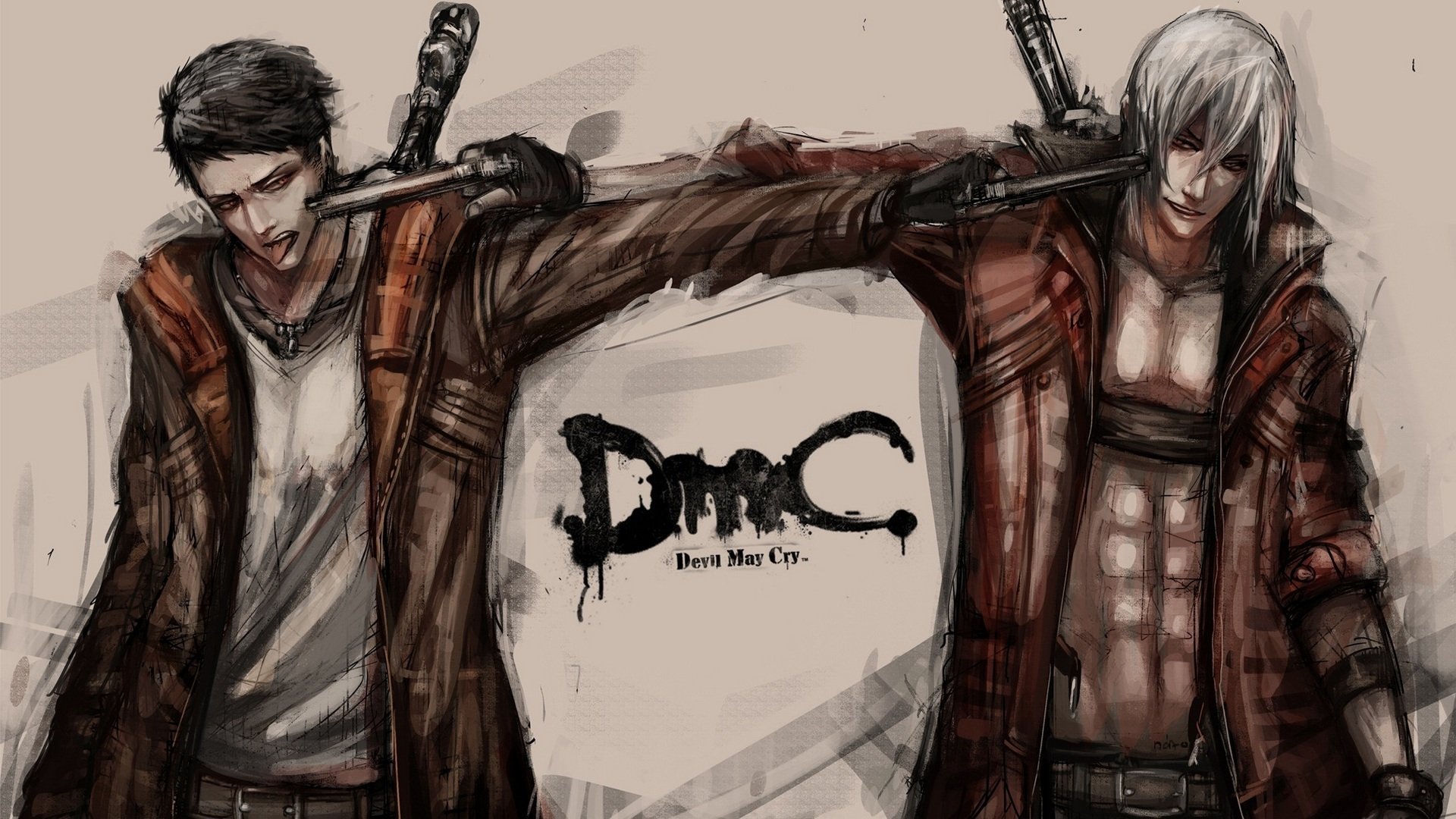 fan art dante dmc devil may cry