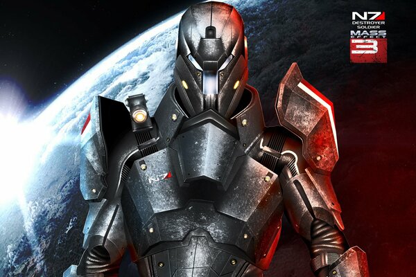 Zerstörer aus Mass effect 3 in Metallrüstung