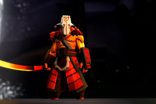 A dota 2 character. Juggernaut in shining armor