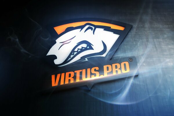 Das Logo des Teams für das Spiel des KS virtus pro