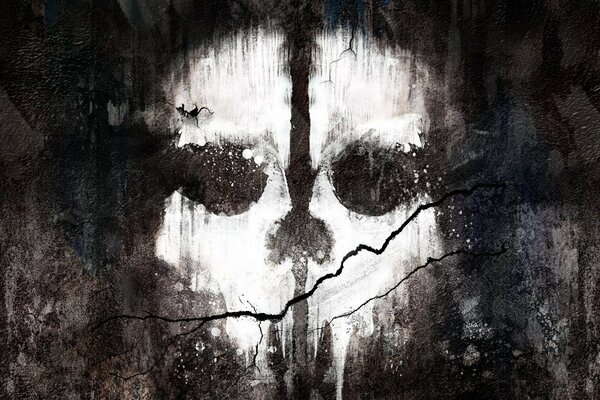 Wallpaper Call of Duty Ghosts Maske