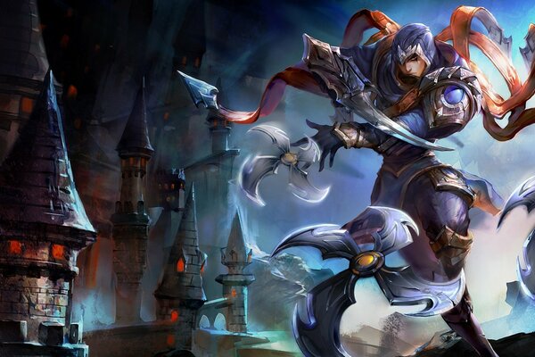 Ein League of Legends-Attentäter schießt mit Klingen