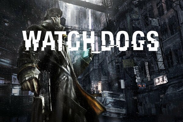 Broń pistolet deszcz Miasto Watch Dogs