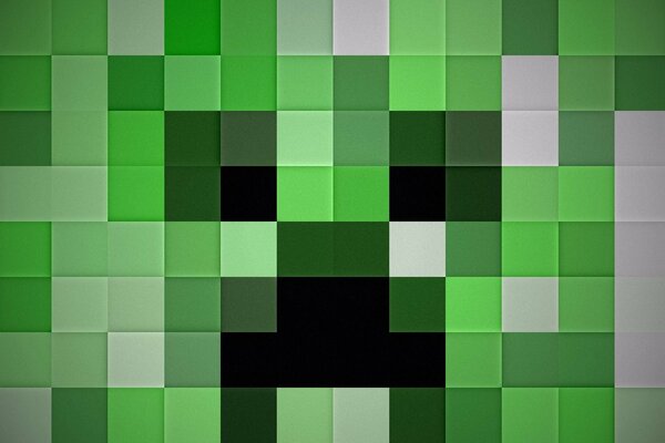 Minecraft Schlingpflanzen im Hintergrund der Welt