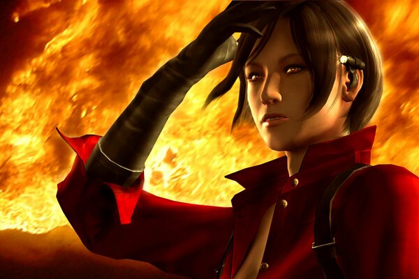 Gioco Ada Wong con effetti colorati