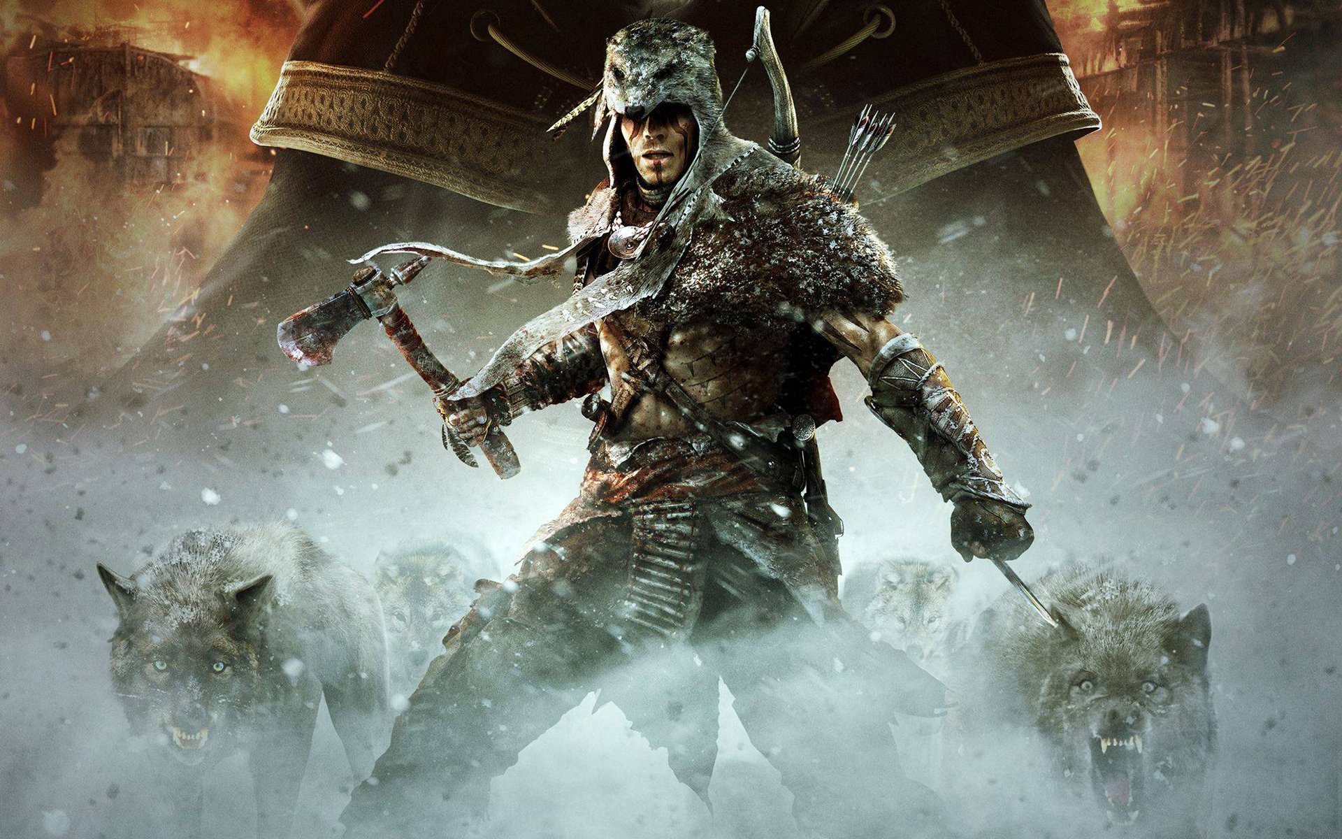 assassin’s creed iii the tyranny of george washington dlc tyranny of king washington assassin s creed 3 kenuey connor radunhageydu killer indian-blood tomahawk hide wolf torment boom fire blood ubisoft