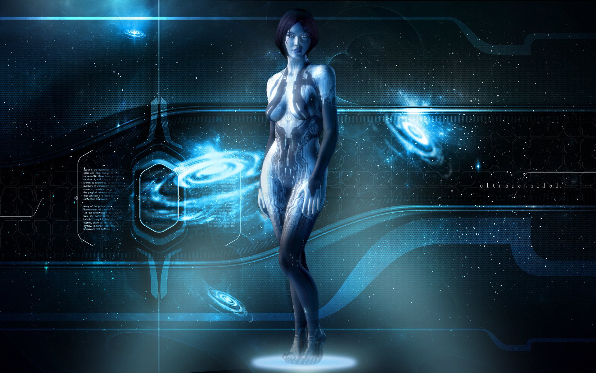 halo 4 cortana xbox 360 hologram