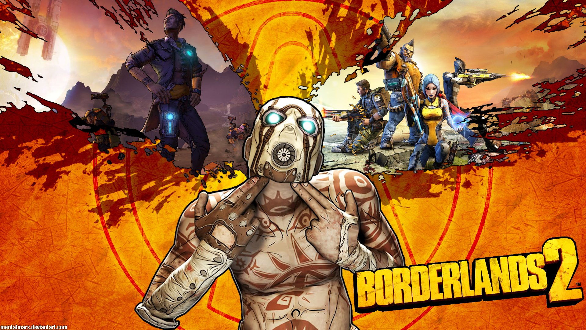 borderlands 2 the psycho hyperion shot gesture