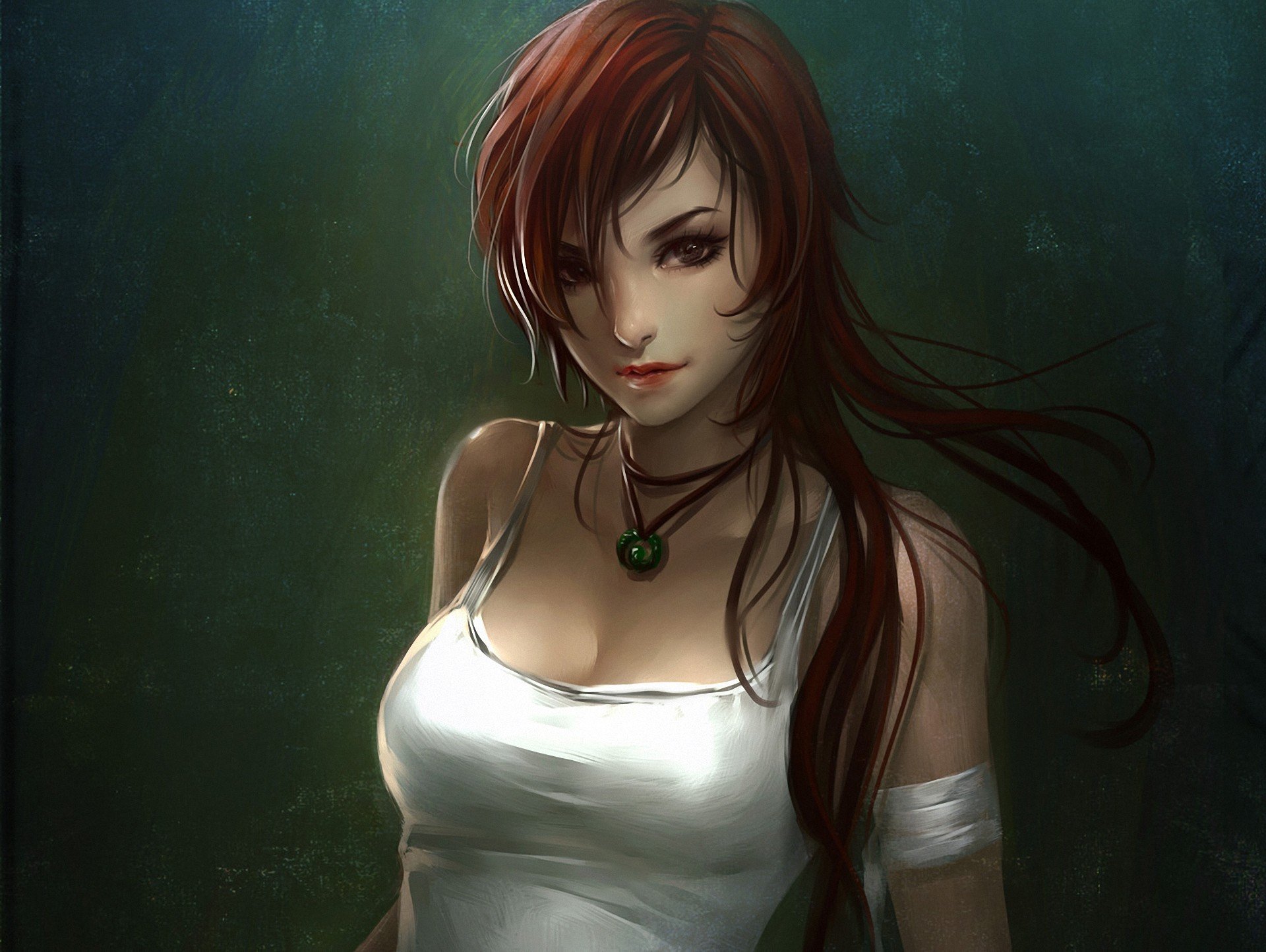 arte tomb raider lara croft ragazza ciondolo capelli sguardo