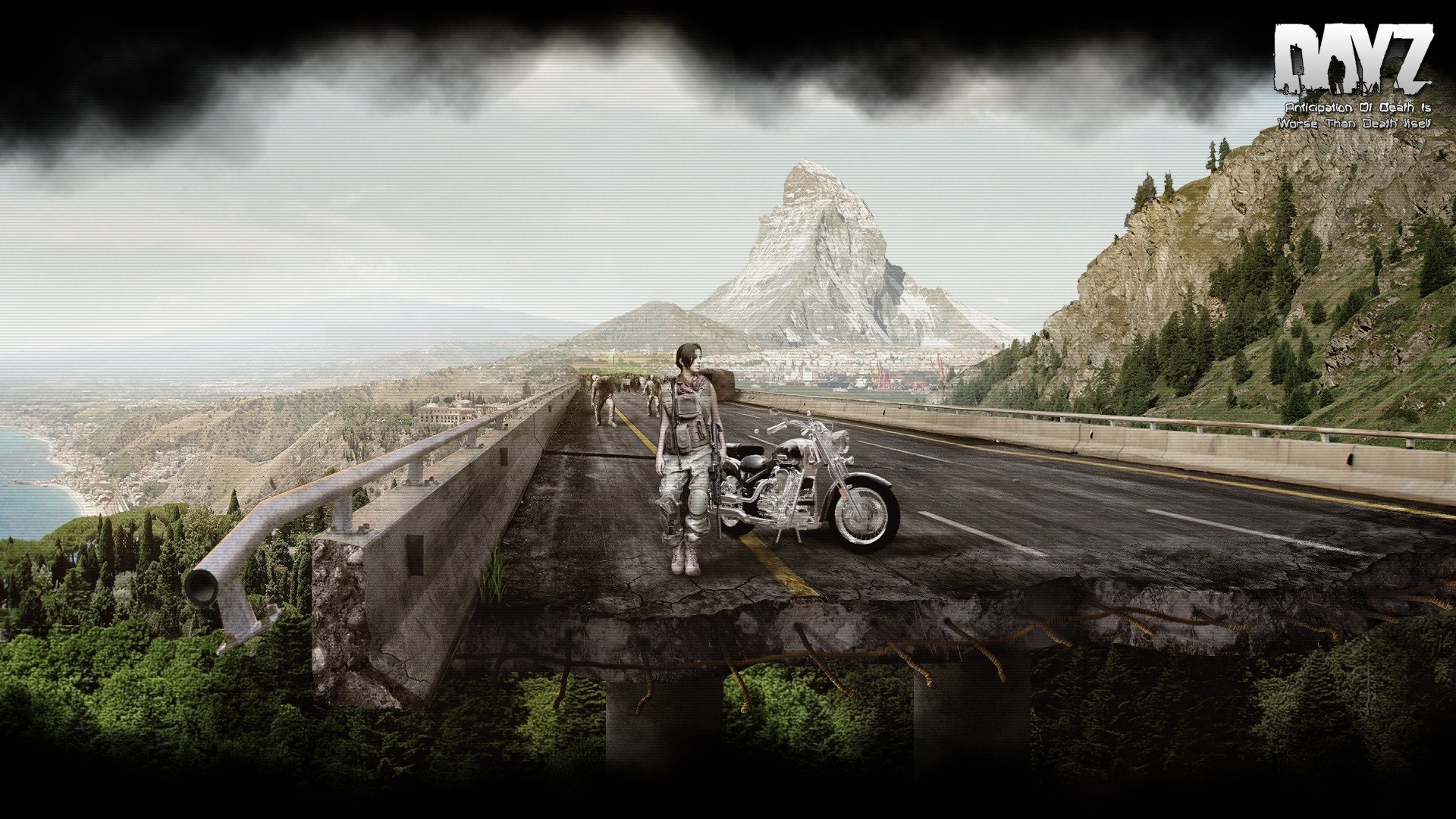 alexander malkin dayz gry zombie dziewczyna motocykl