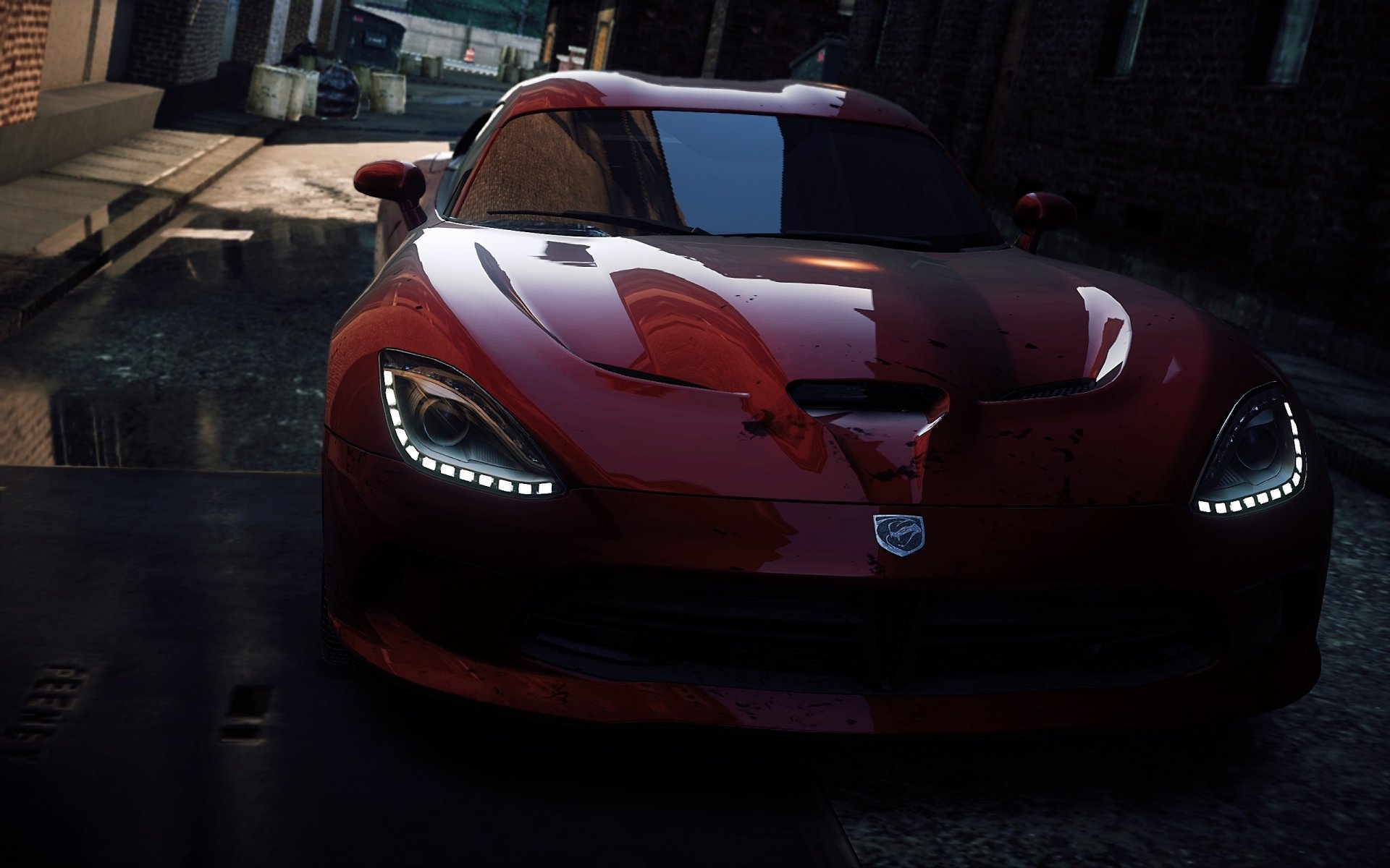 bisogno di velocità most wanted 2 dodge viper srt-10 fari città vicolo gara