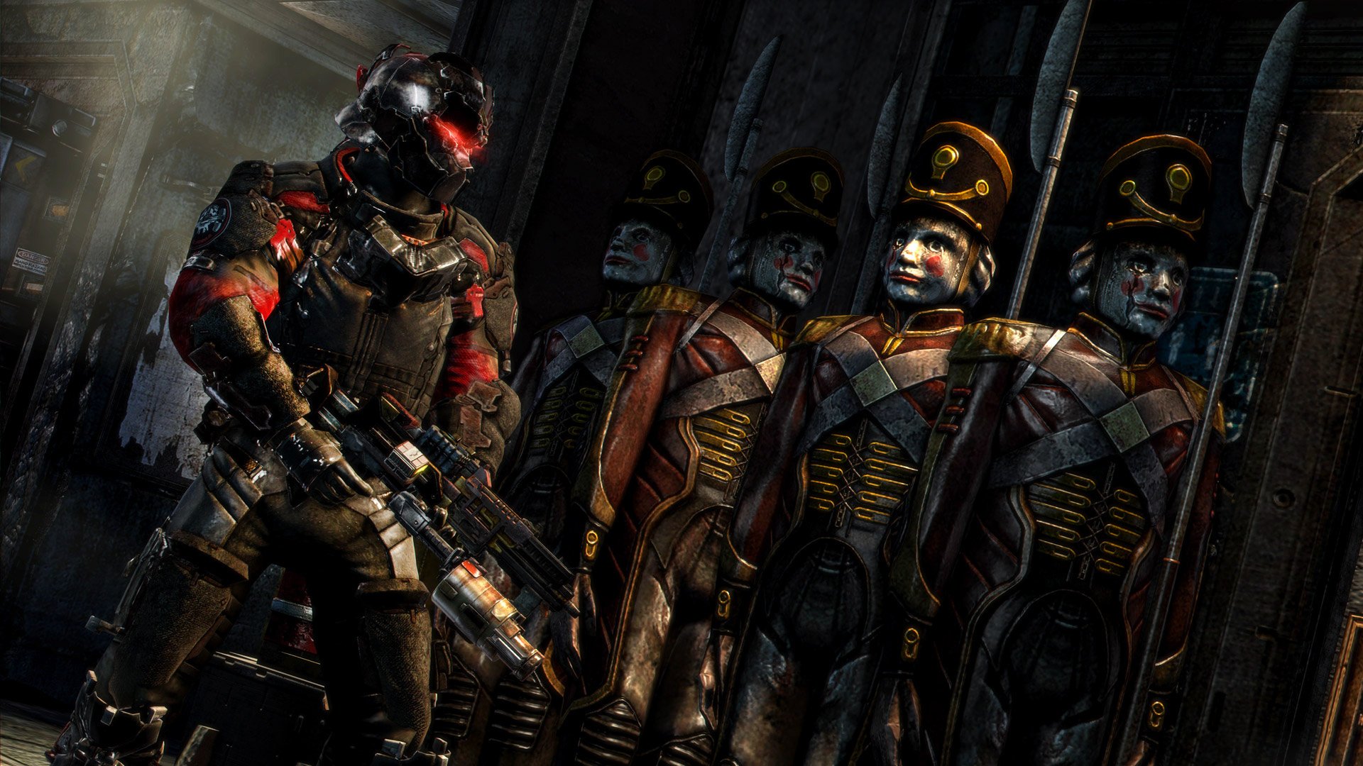 dead space 3 john carver weapon armour tin soldier