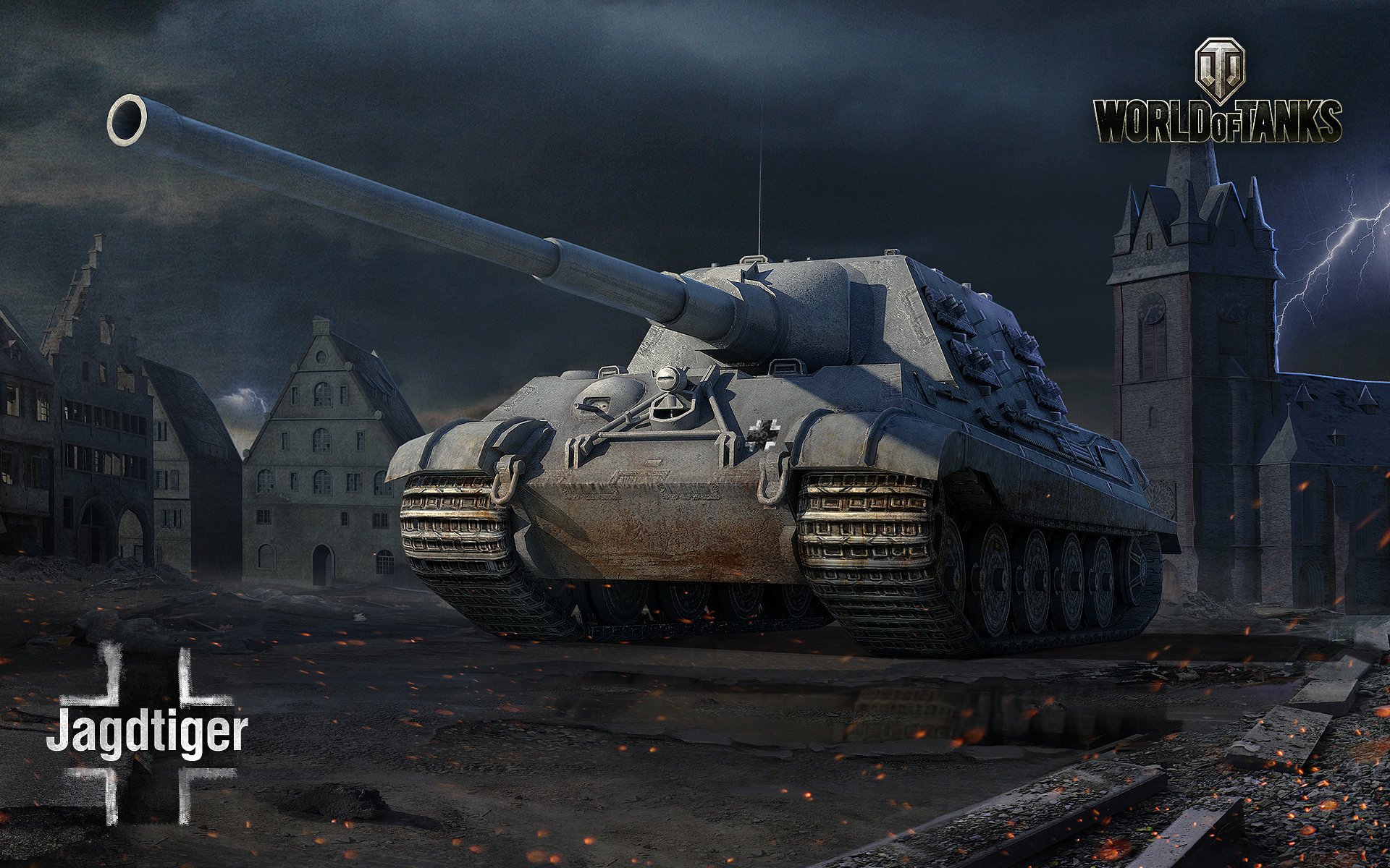 world of tanks wot tank tank destroyer jagdtiger germany himmelsdorf himmelsdorf town hall art