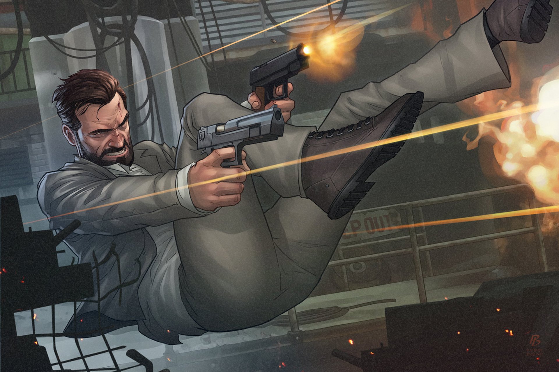 max payne 3 max payne a man weapon guns patrick brown