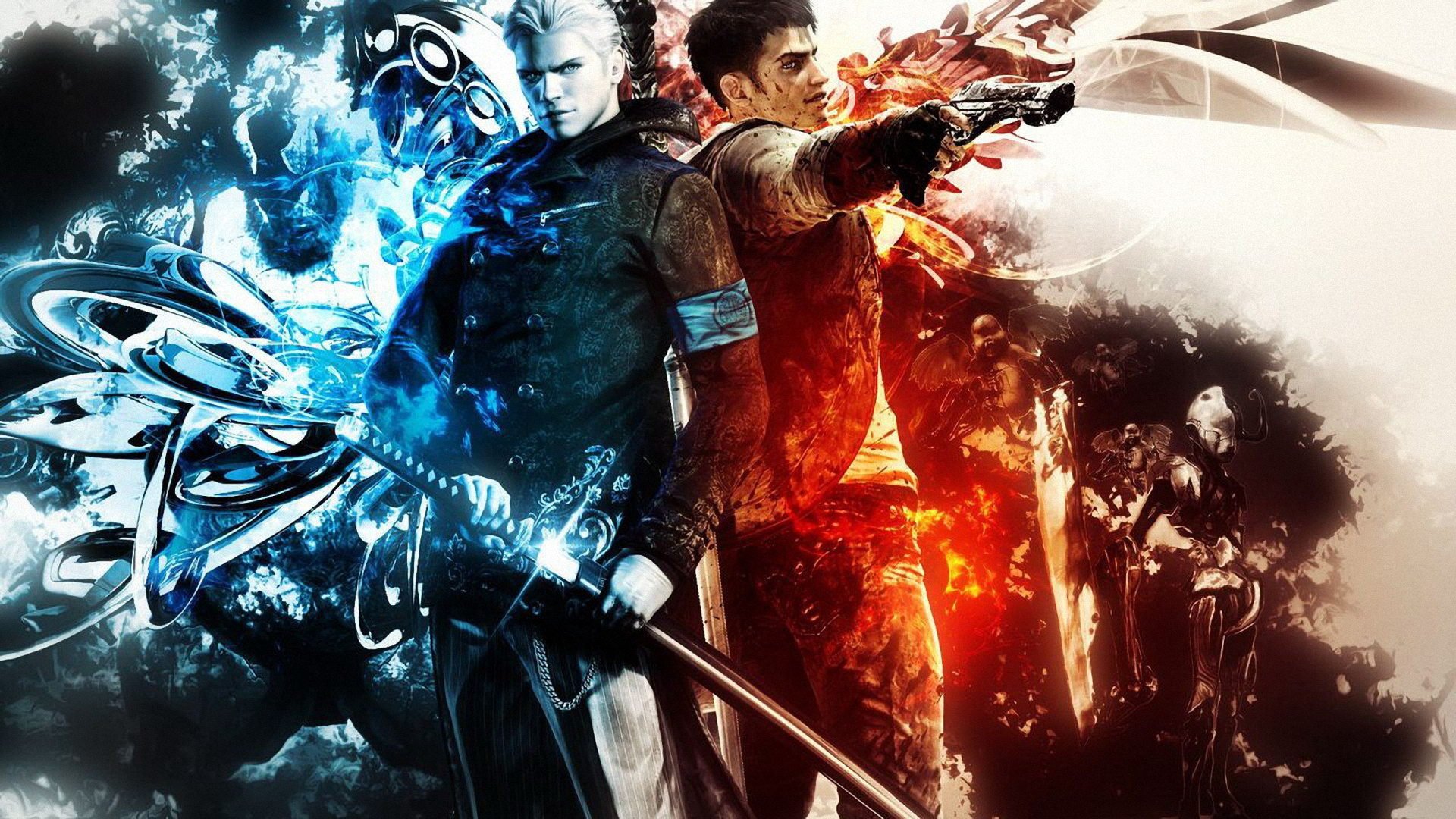 devil may cry zwei typen waffen pistolen katana